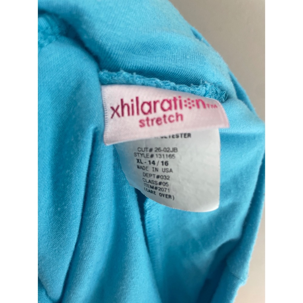 Vintage Y2K Blue Bubble Skort Kids XL 14/16 Xhilaration Puffy Skirt Shorts Retro - Picture 6 of 8